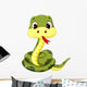 Cute Baby Snake Cartoon Wall Decal