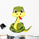 Cute Baby Snake Cartoon Wall Decal