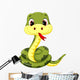 Cute Baby Snake Cartoon Wall Decal