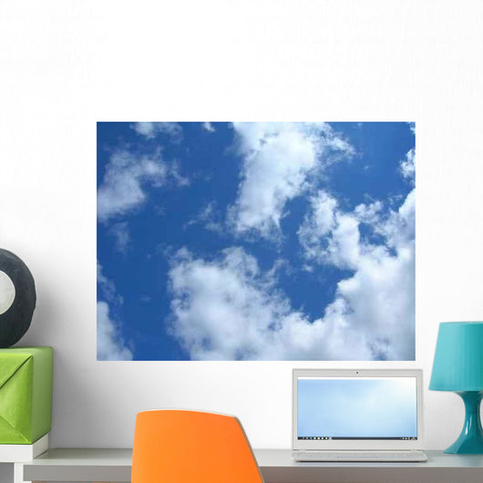 Cloudy Blue Sky Wall Decal