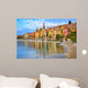 Colorful Medieval Town Menton Wall Decal