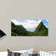Valley between Pitons Wall Decal