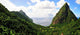 Valley between Pitons Wall Decal