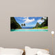 Saint Lucia Paradise Island Wall Decal Panoramic Wall Decal