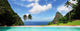 Saint Lucia Paradise Island Wall Decal Panoramic Wall Decal