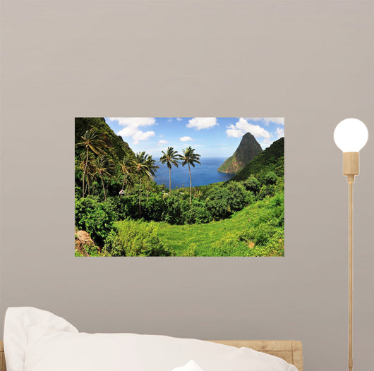 Saint Lucia Tropical Caribbean Wall Decal