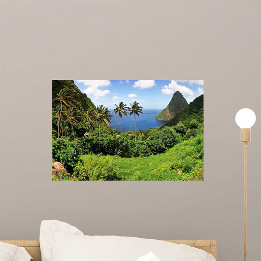 Saint Lucia Tropical Caribbean Wall Decal