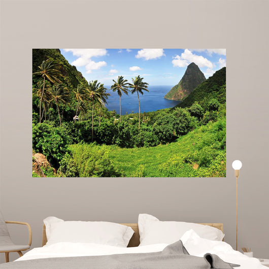 Saint Lucia Tropical Caribbean Wall Decal