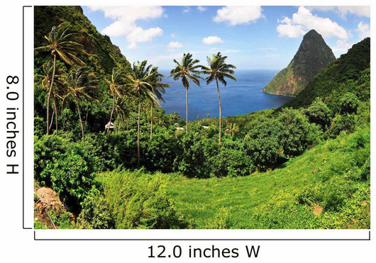 Saint Lucia Tropical Caribbean Wall Decal