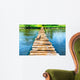 Old Wooden Bridge through Wall Decal