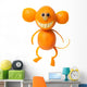 Orange Rind Monkey Wall Decal