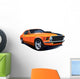 Orange 70s American Customized Wall Decal