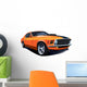 Orange 70s American Customized Wall Decal