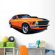 Orange 70s American Customized Wall Decal
