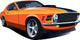 Orange 70s American Customized Wall Decal