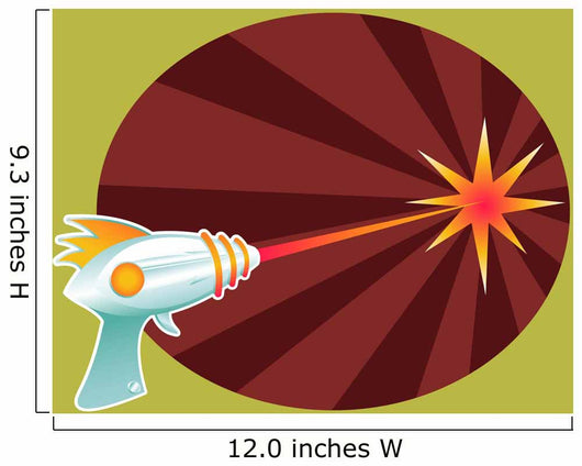 Ray Guns Are Blast Wall Decal