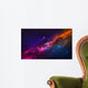 Colorful Nebula Space Vector Wall Decal