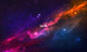 Colorful Nebula Space Vector Wall Decal