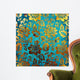Golden-blue Vintage Wall Decal