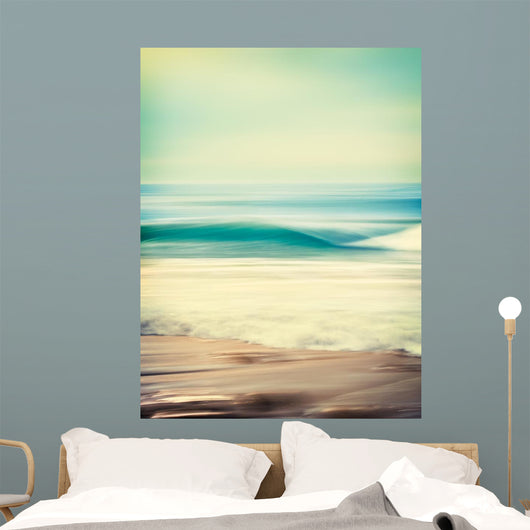 Wave Blur Abstract Wall Decal