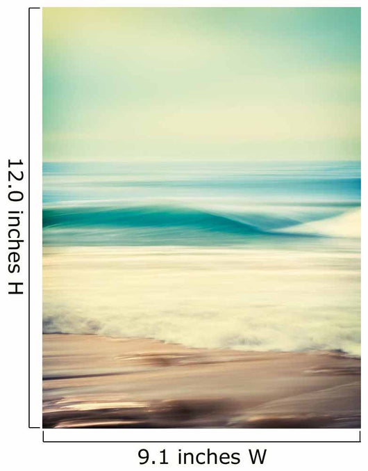 Wave Blur Abstract Wall Decal