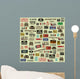 Vector Grunge with Car Wall Decal