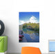 Boats Mountain Lake Wall Decal