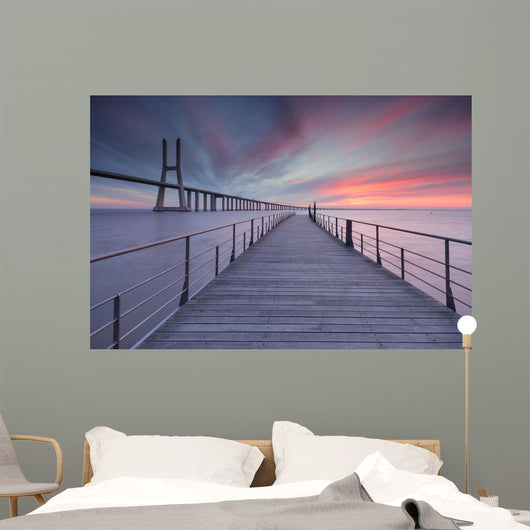 Wood Pier Vasco Da Wall Decal