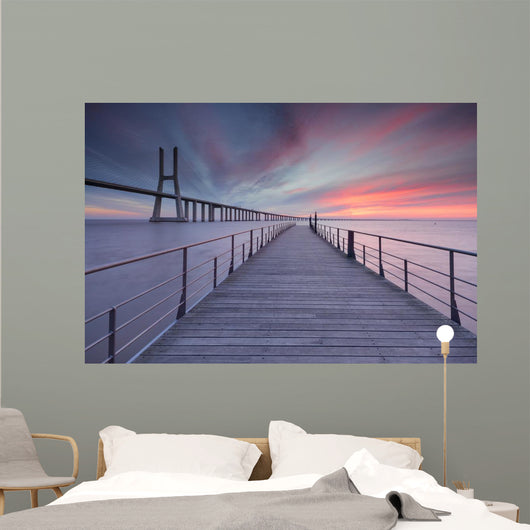 Wood Pier Vasco Da Wall Decal