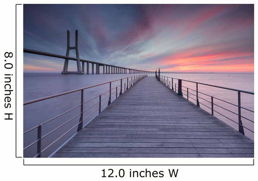Wood Pier Vasco Da Wall Decal