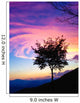 Beautiful Gradated Tree Sunset Wall Decal