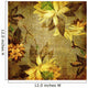 Golden Flowers Wall Decal