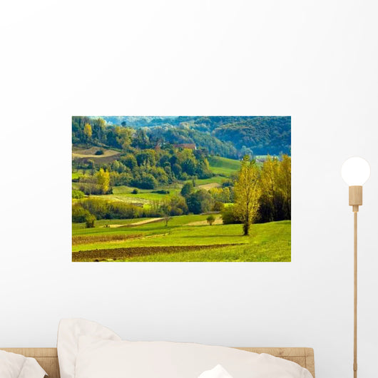Croatian Countryside Wall Decal
