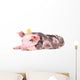 Little Pig with Chicken Wall Decal