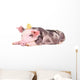 Little Pig with Chicken Wall Decal