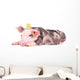 Little Pig with Chicken Wall Decal