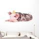 Little Pig with Chicken Wall Decal