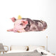 Little Pig with Chicken Wall Decal