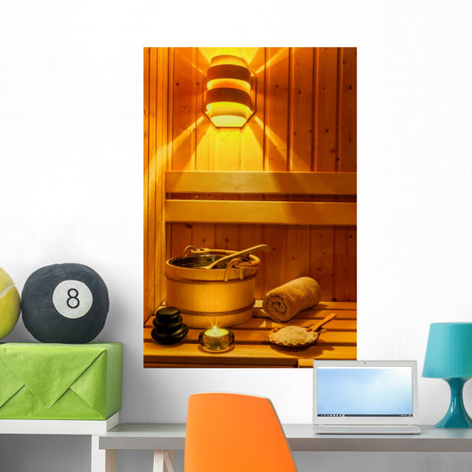 Wellness Sauna Wall Decal