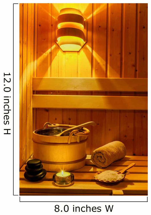 Wellness Sauna Wall Decal