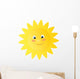 Happy Cartoon Sun Wall Decal