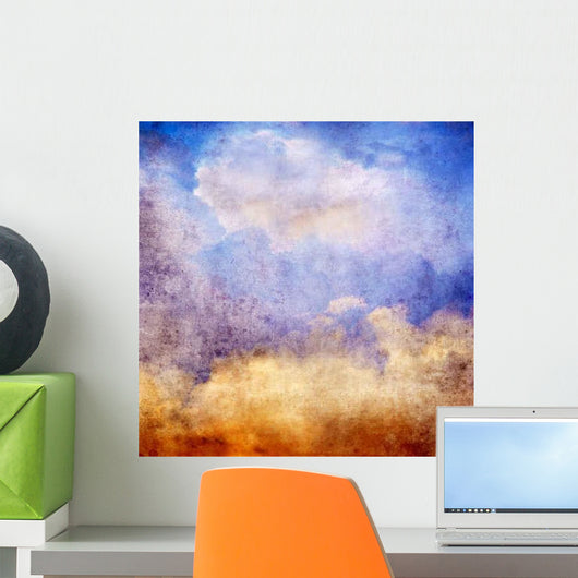 Vintage Sky Wall Decal Design 2