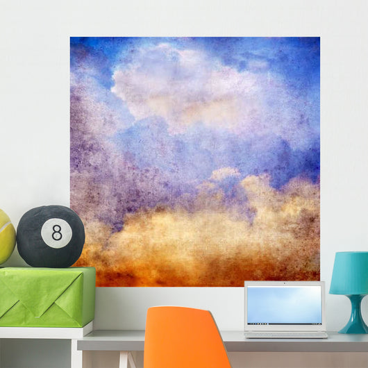 Vintage Sky Wall Decal Design 2