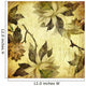 Vintage Floral Paper Wall Decal