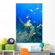 Hawksbill Sea Turtle and Wall Decal