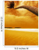 Palm Bending Sunset Wall Decal