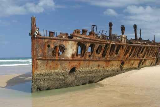 Ss Maheno Wreck-fraser Island Wall Decal