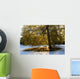 Garden Bench under Autumn Wall Decal