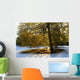 Garden Bench under Autumn Wall Decal