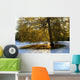 Garden Bench under Autumn Wall Decal